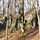 Skaly v časti Jaseňovského hrebeňa