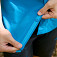 Aby ukončenie držalo dobre tvar, je prešité textilnou páskou