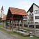 Kečovo, centrum obce s upraveným prameňom