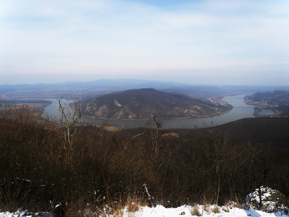 Výhľad na ohyb Dunaja z Prédikálószék