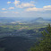 Pohľad z vrcholu na sever, Považskú Bystricu a Maníny