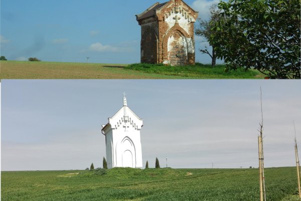 Kaplnka Bardoňovo - predtým a teraz