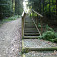Eurofondové schody v lese na Eliášovku