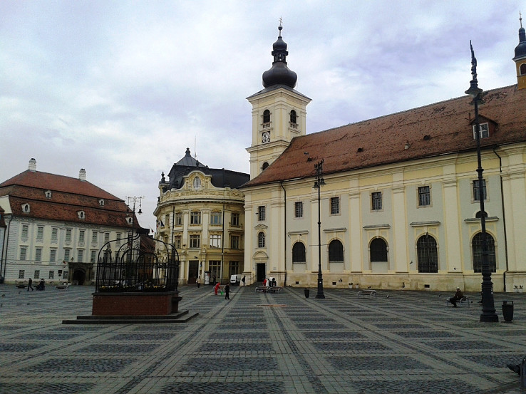 Námestie v Sibiu (Sibiň)