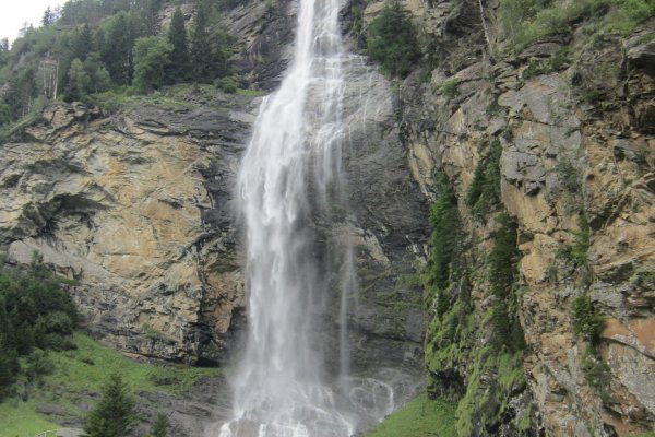 Fallbach Klettersteig, vodopád popri ktorom vedie ferrata