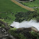 Fallbach Klettersteig, pohľad dolu vodopádom