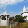 Evanjelická zvonica a kostol v Kalši