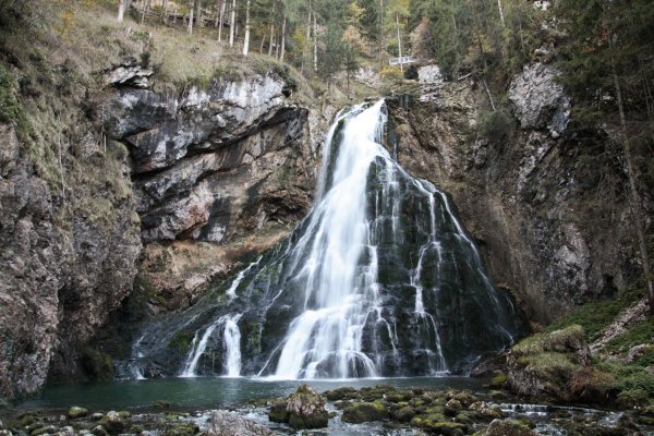 Gollinger Wasserfall, spodná časť