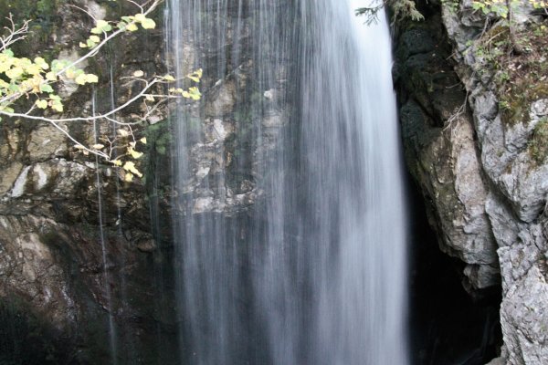 Gollinger Wasserfall, vrchná časť