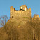 Pohľad na hrad Hollókő z inej strany