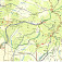 Úzkokoľajná železnica Hrochoťskou dolinou na tur. mape Poľany (60. roky)