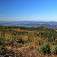 Výhľady z hrebeňa - Babia hora (vľavo) a Pieniny