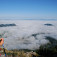 Cesta hrdinov SNP, Strážovské vrchy – Vápeč, pohľad ponad Považie na Biele Karpaty