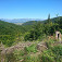 Výhľad z lesnej cesty na Západné Tatry