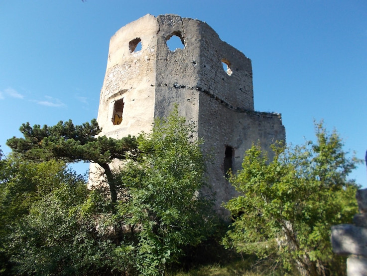 Emmerberg, ruiny obytnej časti