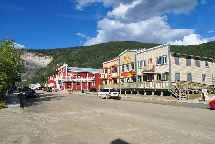 Hlavnou ulicou Dawson City