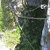 Adolari Klettersteig, lanový mostík