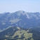 Pohľad na Gamsfeld, vrchol Salzkammergut Berge (Soľnokomorských hôr)