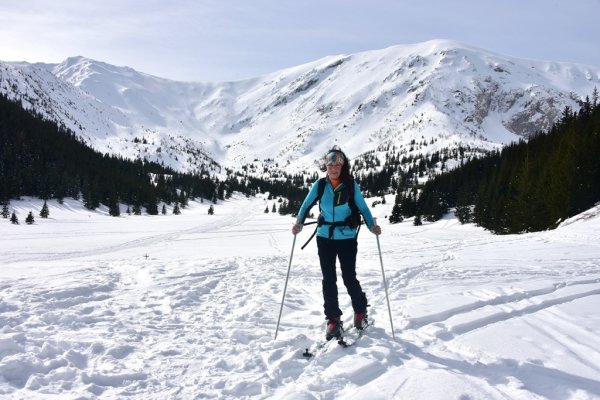 Iveta Bohušová obľubuje horské lyžovanie (foto: rodinný archív Bohušovcov)