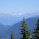 Priblížený pohľad na Vysoké Taury počas stúpania nad Weidenburgom