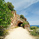 Rezervácia Zingaro - jediný tunel, ktorý stihli preraziť pre pôvodne plánovanú cestu