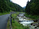 Langbathbach vedľa cesty k jazerám Langbathseen