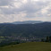 Gelnická strana, Cenderling a za ním hlavný hrebeň Volovských vrchov