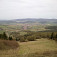 Pohľad zo zjazdovky nad Dubovicou, v pozadí Lipany a Čergov