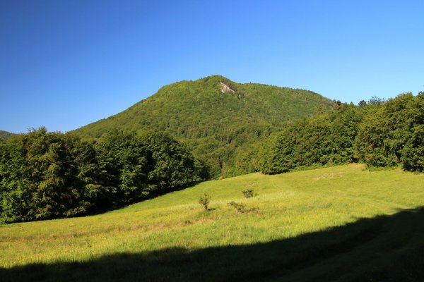 Pohľad na planinu Slovinská skala