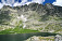 Prostredné Spišské pleso, Pyšný a Lomnický štít v lete