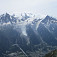 Pohľad na Mont Blanc z Breventu