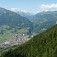 Pohľad na Mels s údolím Weisstannental