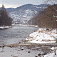 Dunajec a obec Szczawnica na jeho brehu