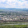 Pohľad na mesto Žilina z rozhľadne na Dubni