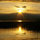 Východ slnka nad Prespanským jazerom (foto Marek Súľovský)
