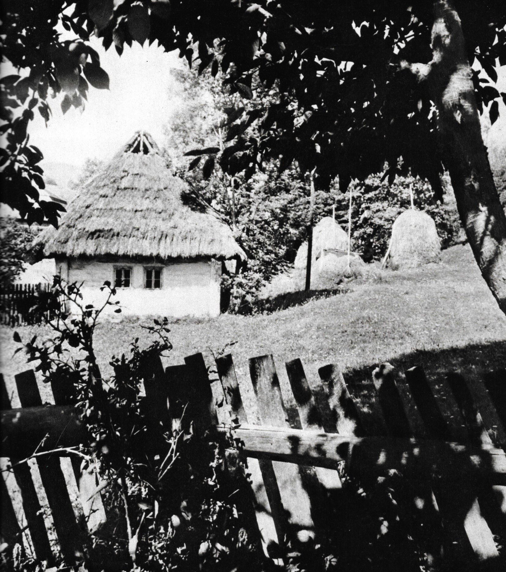 Tradičná ľudová architektúra regiónu severného Zemplína (autor foto: Ladislav Deneš, reprofoto z publikácie Zemplín, 1984)