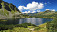 Nižné Temnosmrečinské pleso, vzadu Liptovské kopy