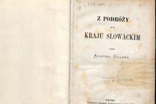 Titulná strana prvej poľskej knihy o Slovensku a Slovákoch