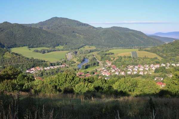 Pohľad na obec Trnavá Hora