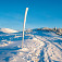 Zimné tyčové značenie so zimným výzorom, foto Ľubomír Mäkký