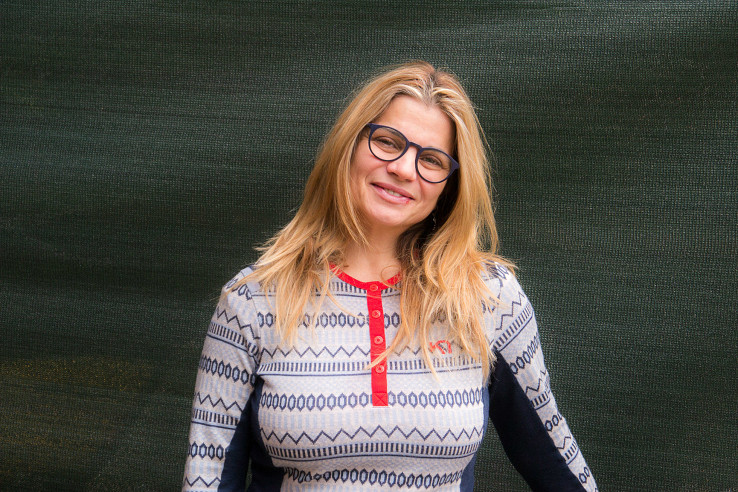 Janka Kalinčíková, chatárka na Zamkovského chate vo Vysokých Tatrách. Foto – Soňa Mäkká