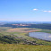 Výhľad nad obcou Hrhov na Hrhovské rybníky a planinu Dolný vrch