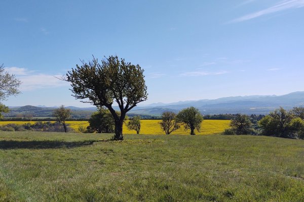 Výhľad z oddychového miesta, Melčice