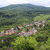 Pohľad z hradu Slanec na rovnomennú obec