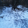 Ľadové chodníky pod hradom Likavka