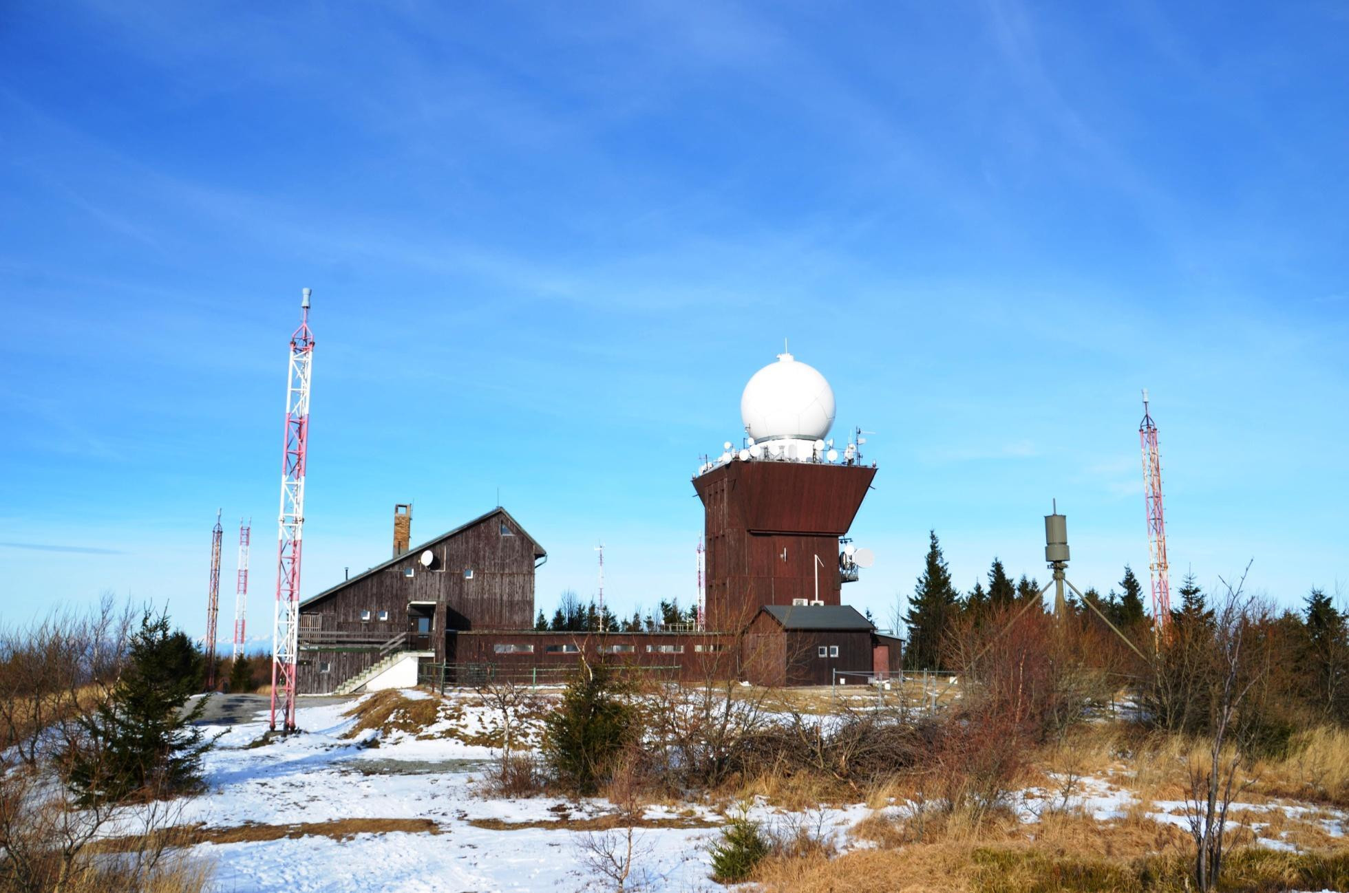 Kojšovská hoľa - radarová a meteorologická stanica SHMÚ