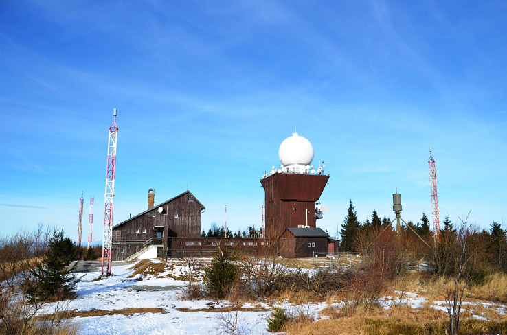 Kojšovská hoľa - radarová a meteorologická stanica SHMÚ