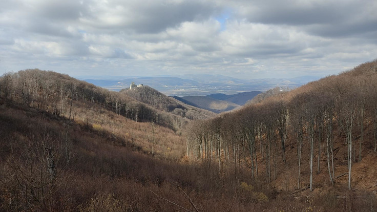 Spätný pohľad na hrad Tematín