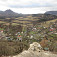 Z hradu Košeca - pohľad na Vápeč a Hoľazne