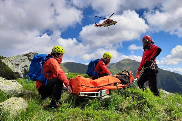 Náročný zásah Horskej záchrannej služby. Foto: archív HZS